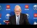 Alex Lyon "A Great Competitor" | Lindy Ruff After Buffalo Sabres Win Over LA Kings