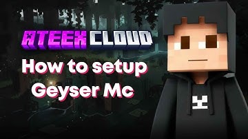 How to Setup Geyser Mc In ateex.cloud Minecraft Server.