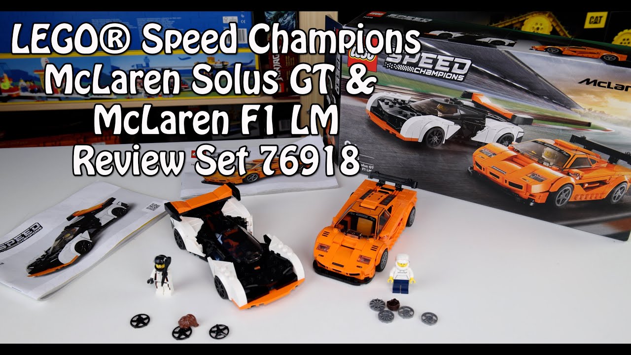 LEGO Speed Champions McLaren Solus GT & McLaren F1 LM Set 76918