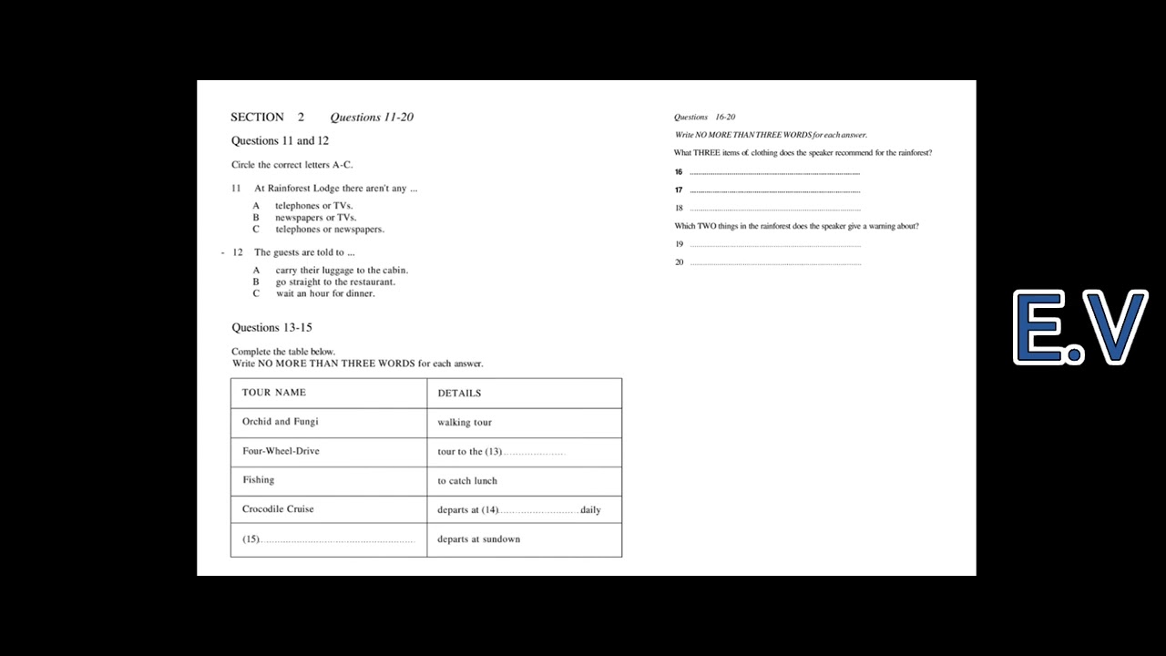 Ielts Listening Test Part 4 With Solution | Cambridge Book 2 | English ...