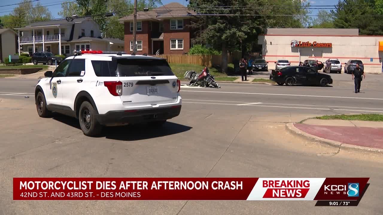 Des Moines motorcyclist dies after collision with car in Waveland Park ...