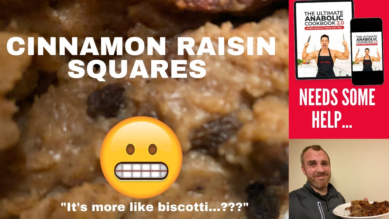 Greg Doucette's Cinnamon Raisin SQUARES Or is it biscotti? High