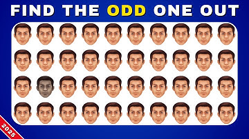 Find the ODD One Out in 10 SECONDS | 30 [EASY & MEDIUM] EMOJI QUIZ | QUIZ 2025!🤯💥