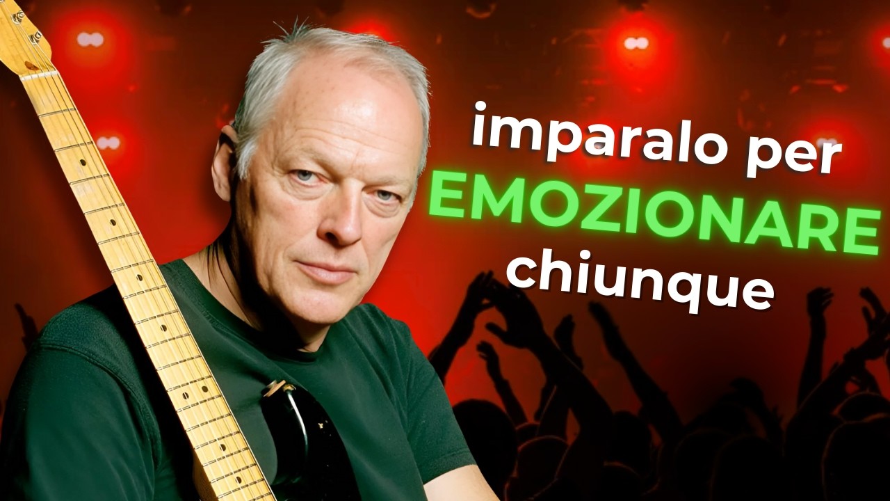 COMFORTABLY NUMB - L'ASSOLO più EMOZIONANTE di sempre di DAVID GILMOUR - Lezione completa