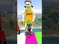 GTA 5 Epic Water Ragdolls | Spider-Man Jumps / Fails ep.19856 #shorts