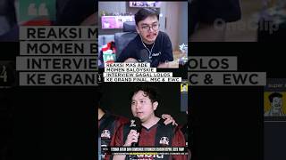 Pesan sedih baloyskie saat interview🥺 Comeback stronger loy geek fam #mlbbidcreator #setiawanade