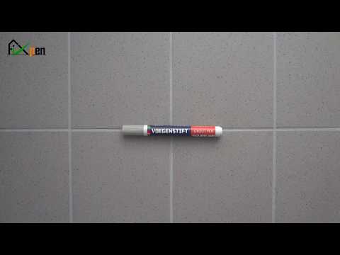 Flysea Grout Marker Pen - Make your grout lines white and rejuvenate your  floor tiles. Amazing! 