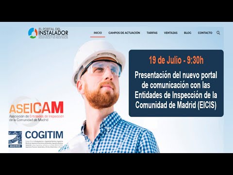 Presentación del nuevo portal de comunicación con las entidades de inspección de la CAM (EICIS)