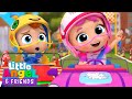 Mix - Jill&#39;s Princess Dream Car Race! | Little Angel And Friends Kid Songs