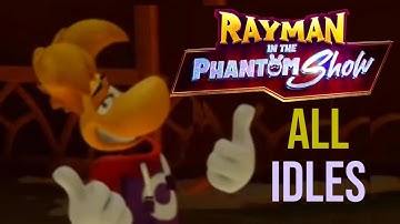 Every Rayman Idle Animation in Rayman In The Phantom Show