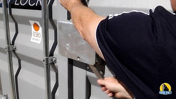 Locking demonstration - Wolf Lock Safety Container