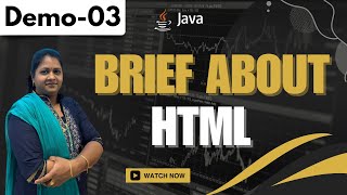 Brief About HTML | Fullstack Java Course with Internship Training | Java Demo 03