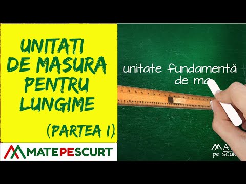 Video: Care sunt toate unitățile metrice de lungime?