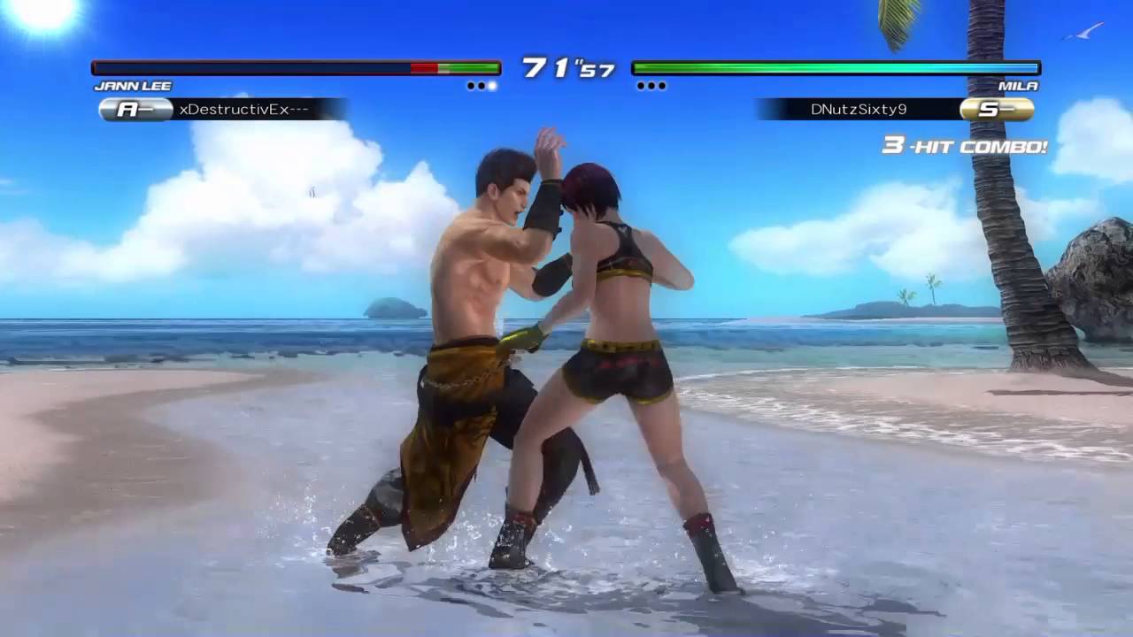 DOA5LR Mila(Me) vs Jann Lee(xDestructivEx---)