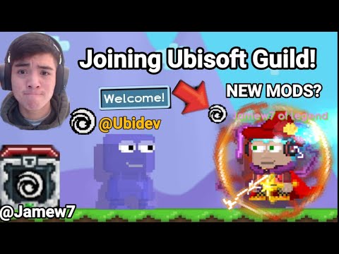 Joining @Ubisoft Guild! (@Jamew7?) NEW MODS? ? - Growtopia