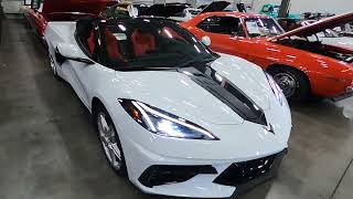 495HP MID-ENGINE! 🏁 2022 Corvette Stingray 2LT Convertible in Arctic White #Shorts