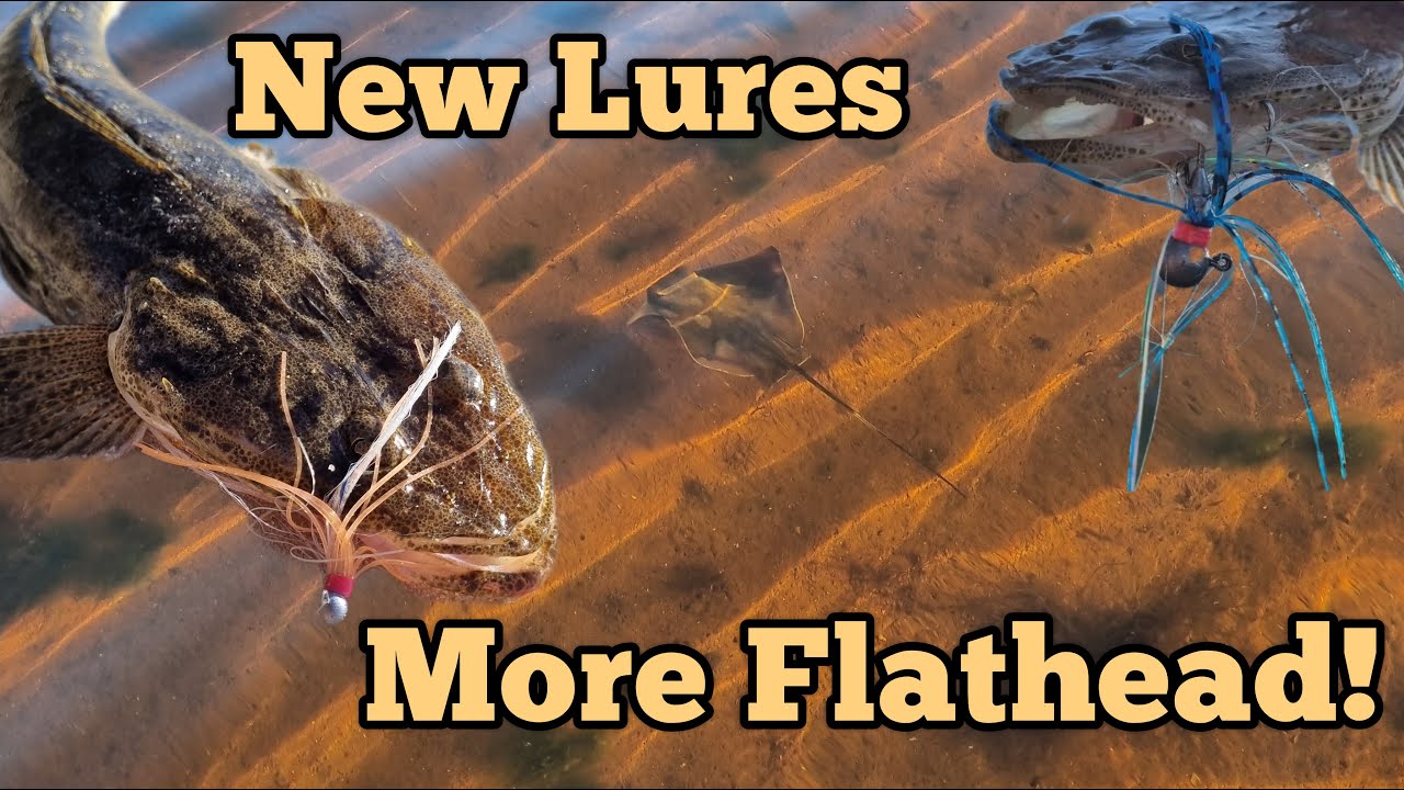 Afternoon Flathead Session with some New Lures!