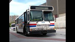 Brampton Transit 1991 Orion V Diesel 9100 Series (Audio Clip)