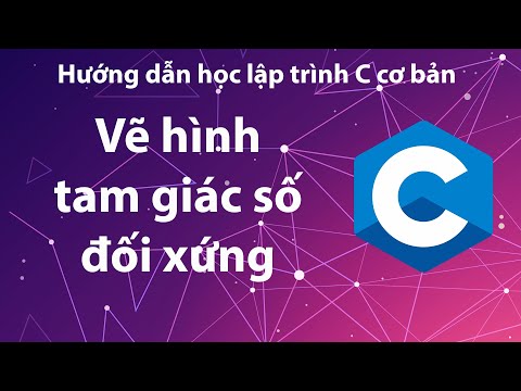 Video C - Bài tập 3.5: Vẽ tam giác số đối xứng - youtube