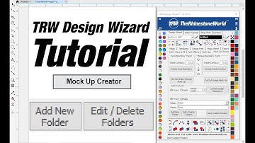 Mock Up Creator | Add New Edit Product Mock Up Folder | TRW Design Wizard 5.0 Pro Vector Software