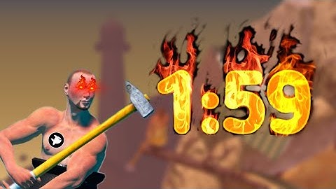 Getting over it Speedrun in 1:59 (mobile)