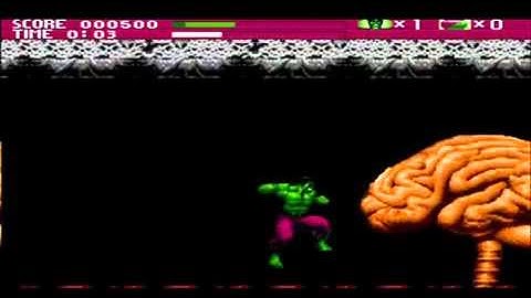 Incredible Hulk (Genesis) game over