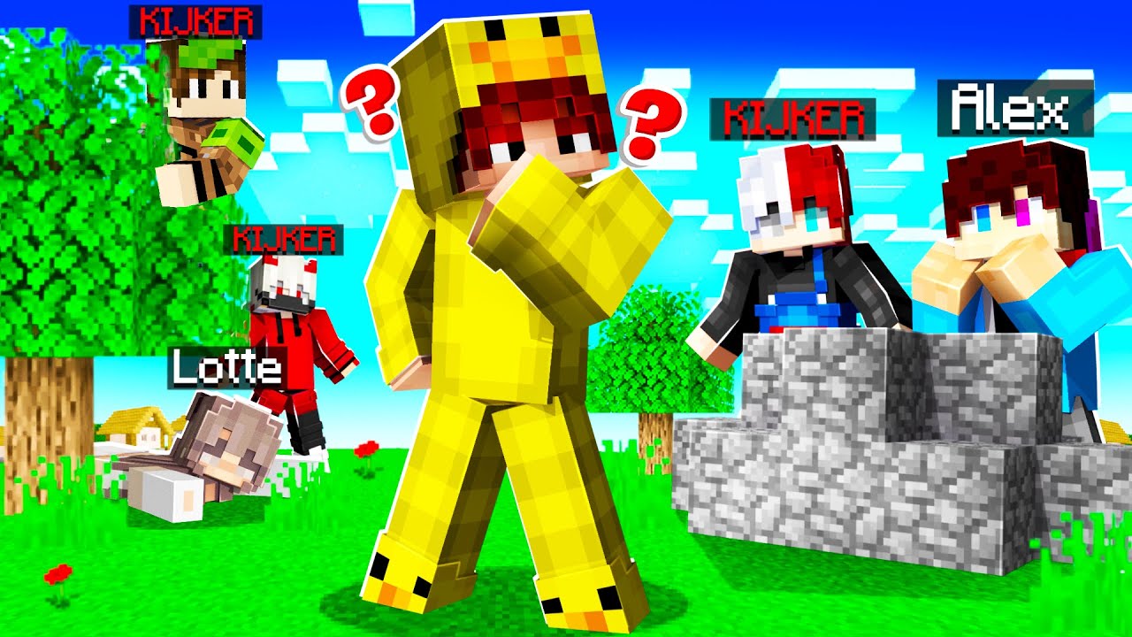 VERSTOPPERTJE SPELEN In MINECRAFT Met KIJKERS!