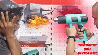 Bisa di atur panas nya 250w - 1800w | Mesin Heat Gun NRT PRO HG 653 HD HEAVYDUTY