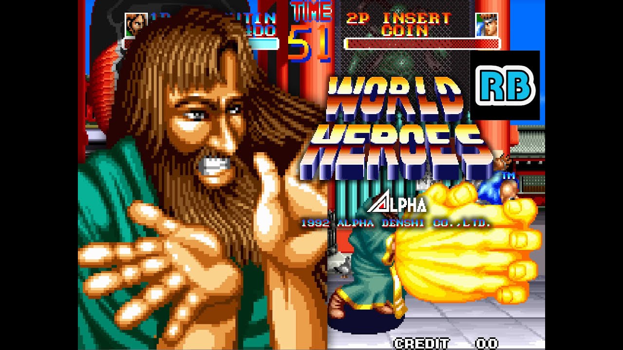 1992 [60fps] World Heroes 2176200pts Rasputin ALL - YouTube