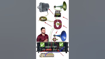 LMT driver Unit horn connection with amplifier prt2 #viralvideo