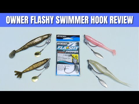 Owner Flashy Swimmer Weedless Weighted Rigging Hook Review