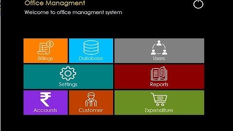 C# UI Design Dashboard