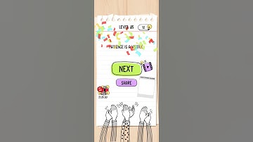 brain test level 85,86 ,,show me your patience and