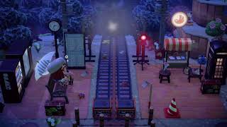 Lets wait for the train in Animal Crossing!