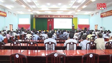 BÍ THƯ HUYỆN ỦY, CHỦ TỊCH UBND HUYỆN CẨM MỸ ĐỐI THOẠI VỚI CÁN BỘ, HỘI VIÊN NÔNG DÂN