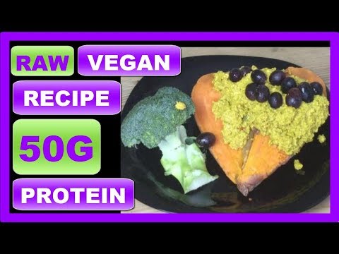 EASY RAW VEGAN RECIPE G PROTEIN (Vegan Bodybuilding)