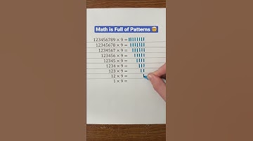 Math is Full of Patterns 🤯 #Shorts #math #maths #mathematics #pattern #patterns