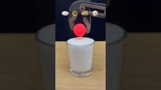 1000℃ Hot Metal Ball VS Salt丶Bitcoin丶Stone丶Wood#satisfying#foryou#experiment