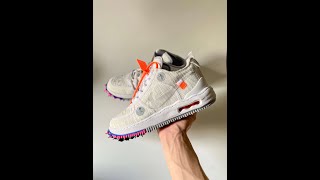 NIKE × Off-white Air Force1 mid Custom made [ Low Custom ] 👟