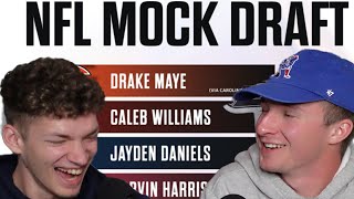 Our official 2024 NFL Mock Draft! Caitlin Clark signing 8 Figure deal with Nike UFC 300 Recap