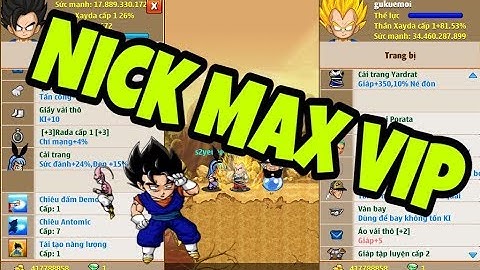 Ngọc Rồng Online - Khoảnh khắc tặng cho ae nick VIP !