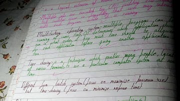 Multitasking Operating System|time sharing operating system