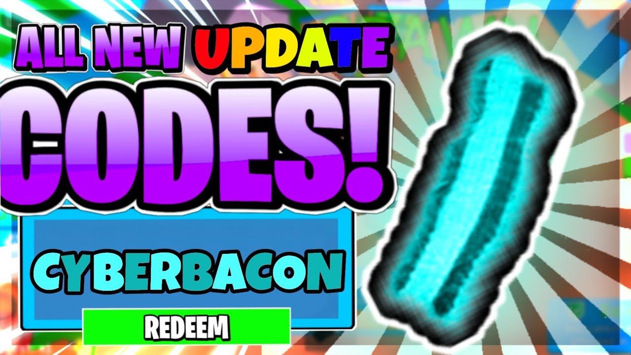 ALL NEW CYBER UPDATE OP CODES IN BACON SIMULATOR Roblox Bacon Simulator YouTube