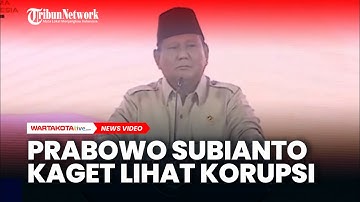 Prabowo Subianto Kaget Lihat Korupsi Saat Ambil Alih Kekuasaan dari Jokowi
