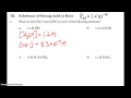 Acid-Base Chemistry Quiz