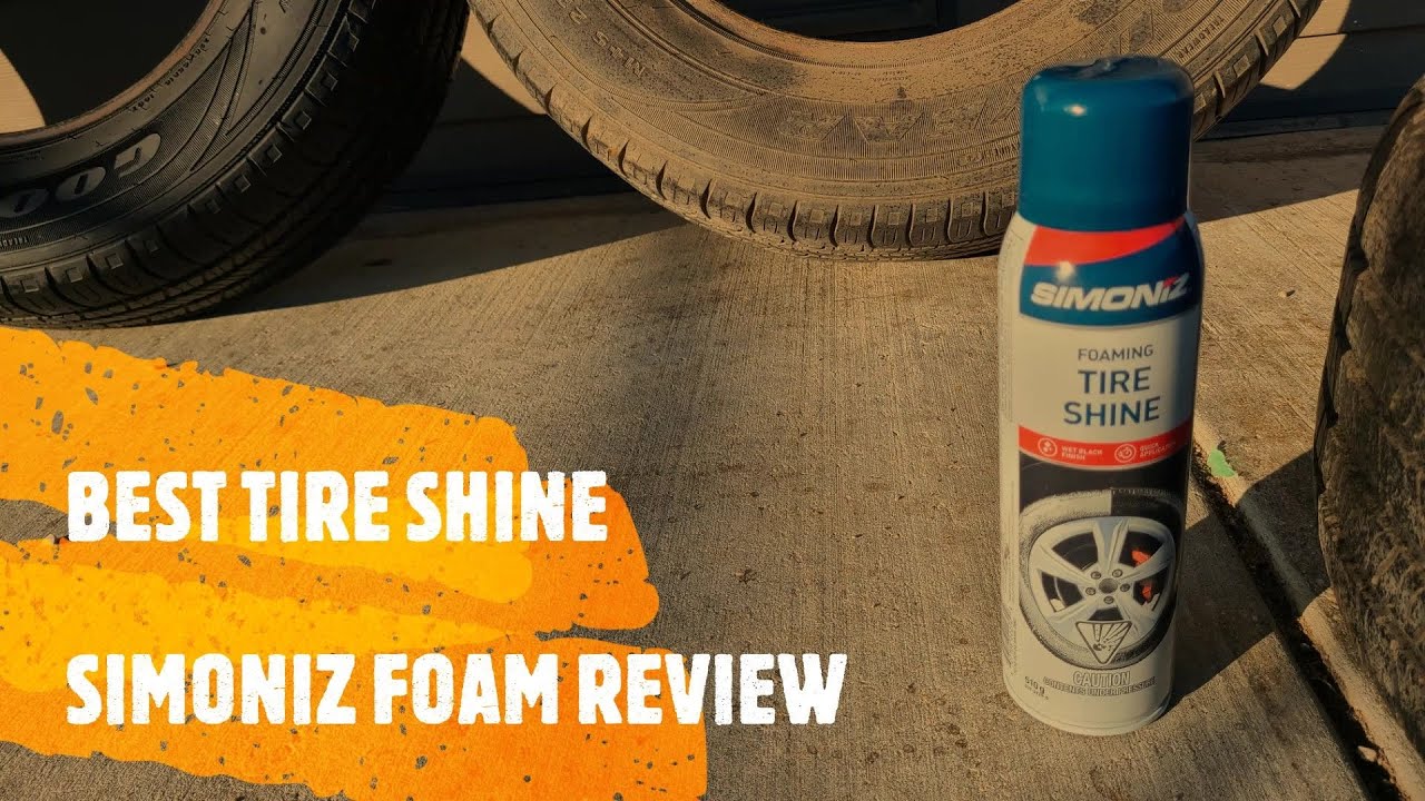 Simoniz Foaming Tire Shine Spray, Car & Tire Cleaner Foam Spray, 18 oz, 12  Packs