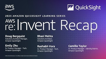 AWS re:Invent Recap 2023: 2023 Amazon QuickSight Learning Series