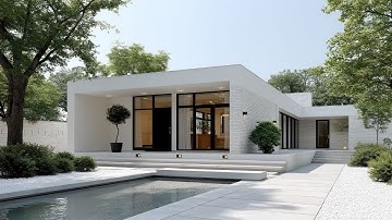 Bright Modern Minimalist Home | Calm Interiors and Open Views