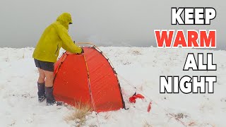How to KEEP WARM In Freezing Conditions