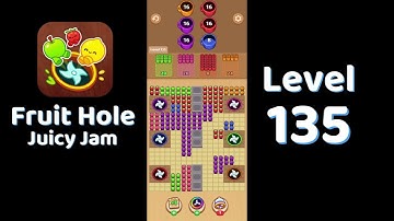 🎯 Fruit Hole Level 135 Walkthrough | Fun Fruit Puzzle Game 🍓 | SolutionGuruji